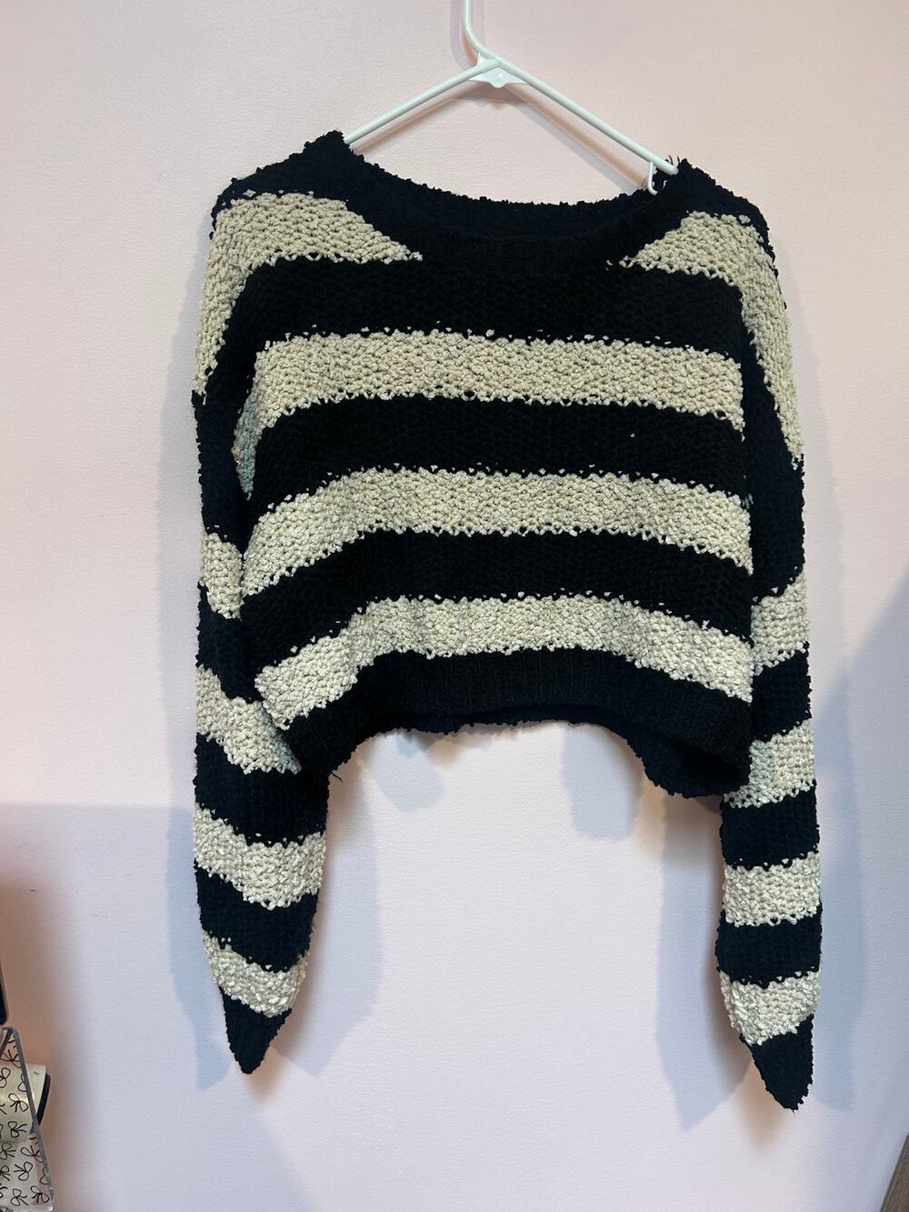 Altar'd State Striped Cropped Sweater *M*